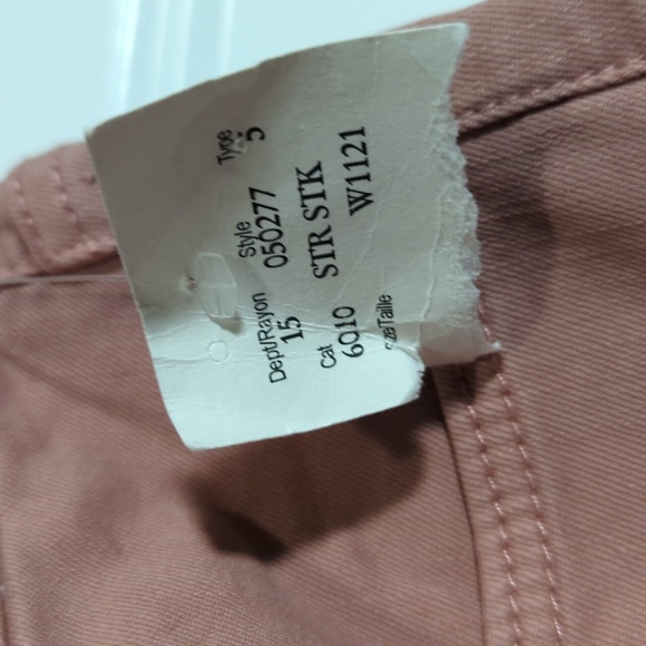 NWT Loft High Rise Pink Straight Leg Jeans - Picture 4 of 9